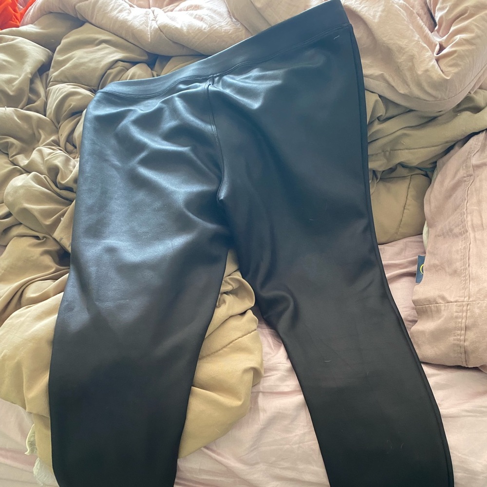 Express faux leather leggings
